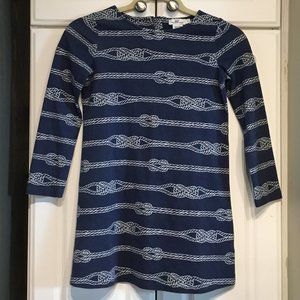 Vineyard Vines Blue and White Kids Casual Dress